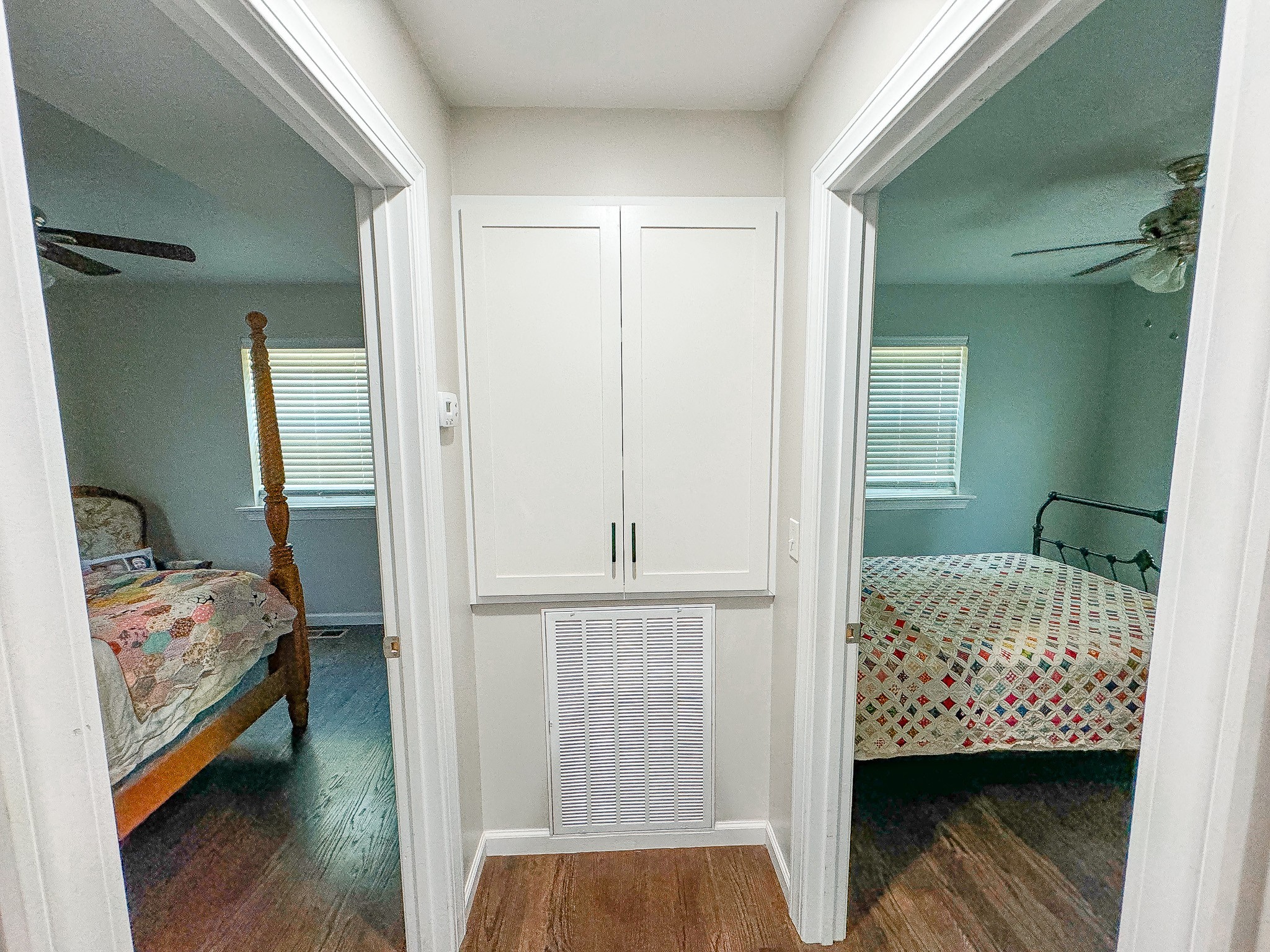 4042 Jones Hollow Road Lobelville, TN 37097 - Photo 19 of 30 a bedroom with a bed and a walk in closet