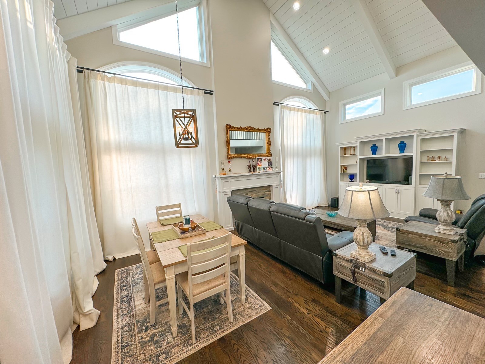 4042 Jones Hollow Road Lobelville, TN 37097 - Photo 7 of 30 a living room with furniture and a flat screen tv