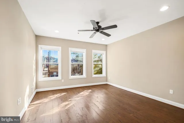 a view of hallway with stairs