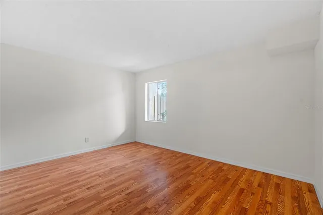 wooden floor in a room
