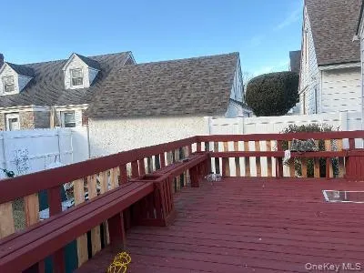 a view of a chairs and deck