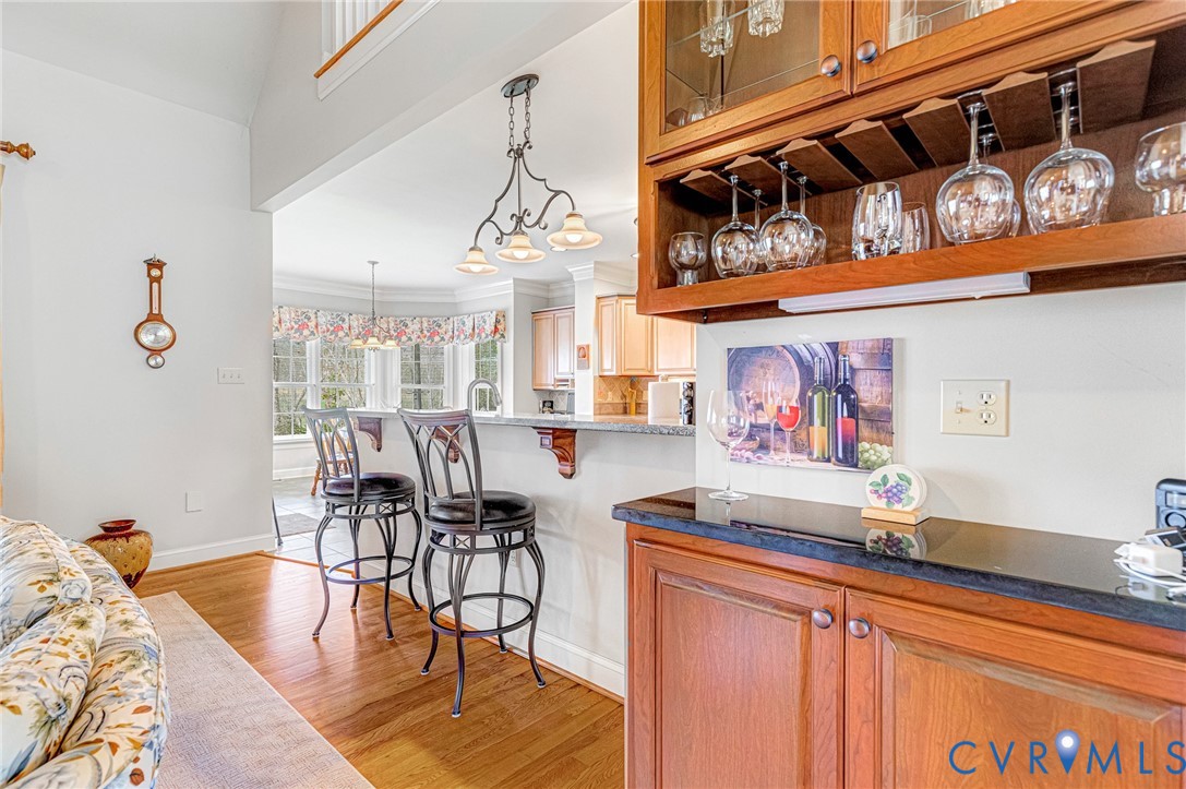 14461 Riverside Drive Ashland, VA 23005 - Photo 13 of 63 Family Room with built-in bar and wine cooler