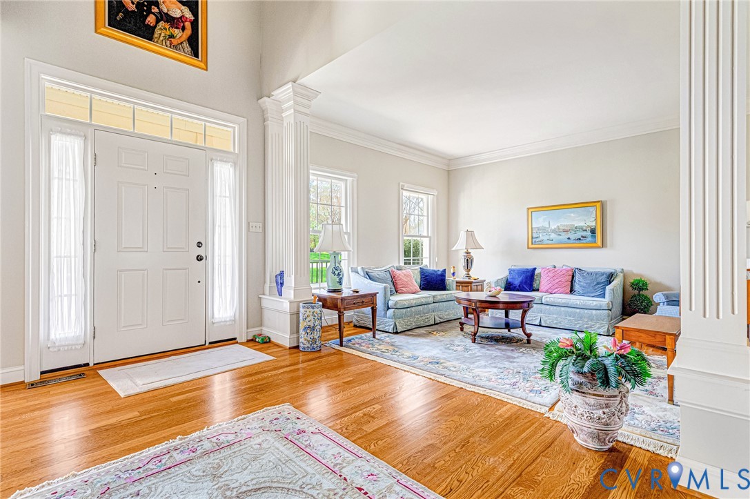 14461 Riverside Drive Ashland, VA 23005 - Photo 4 of 63 Bright & open 2-story Foyer with beautiful hardwoo