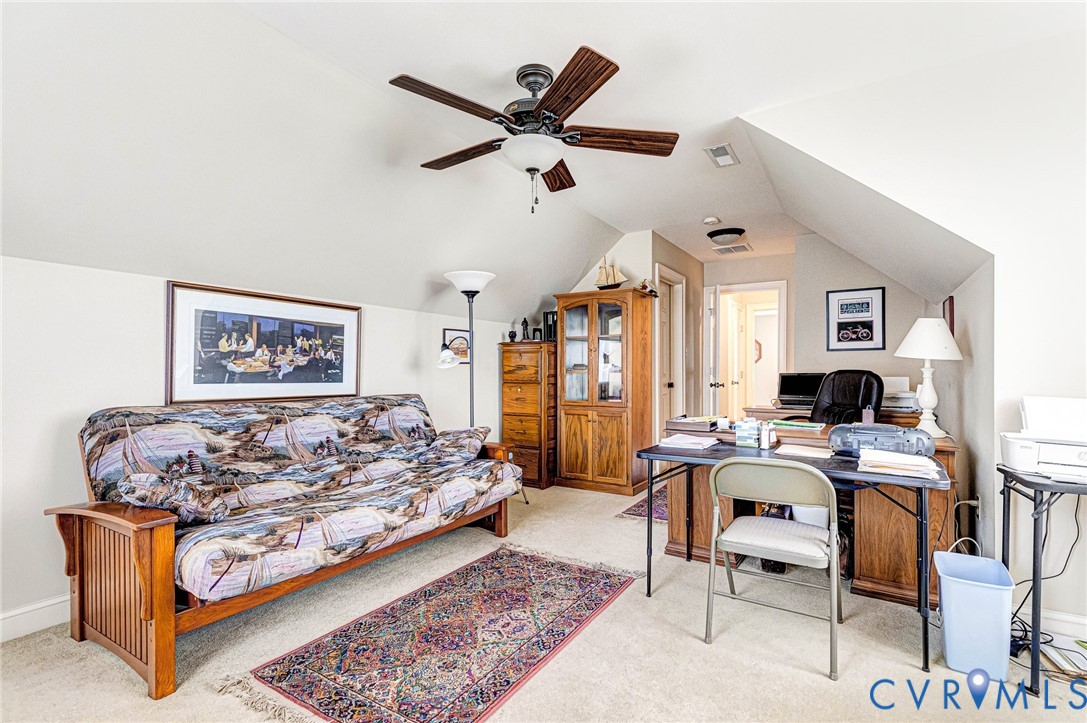 14461 Riverside Drive Ashland, VA 23005 - Photo 41 of 63 Very large Bedroom 4 with walk-in closet!