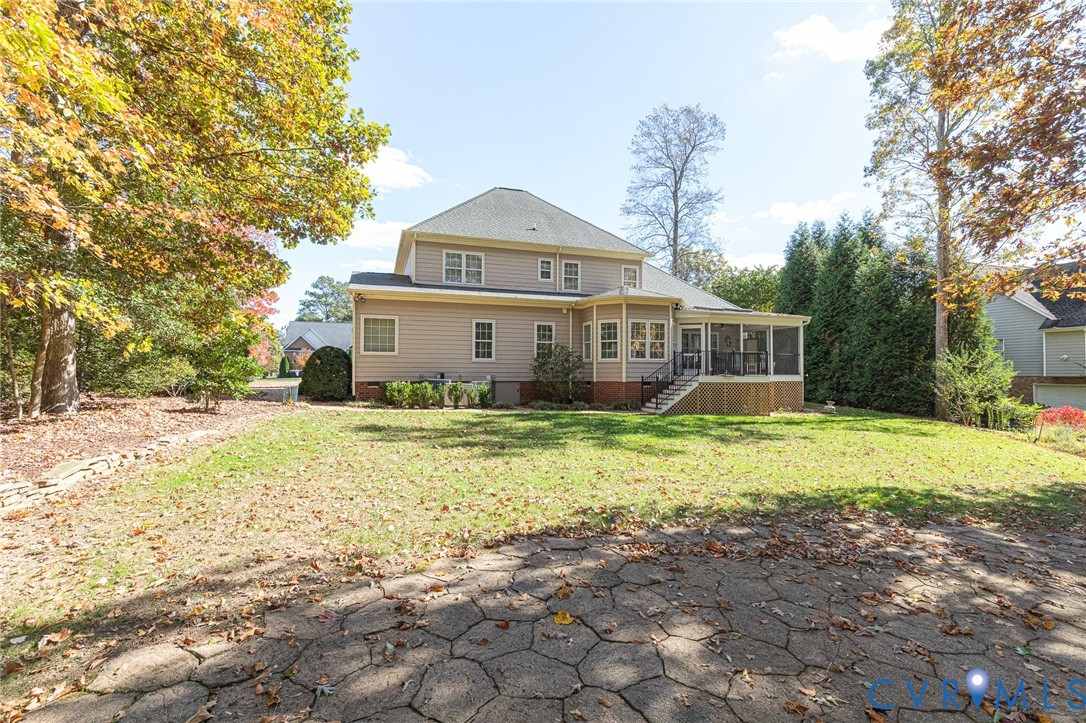 14461 Riverside Drive Ashland, VA 23005 - Photo 52 of 63 Patio area in rear yard that is perfect for a tabl