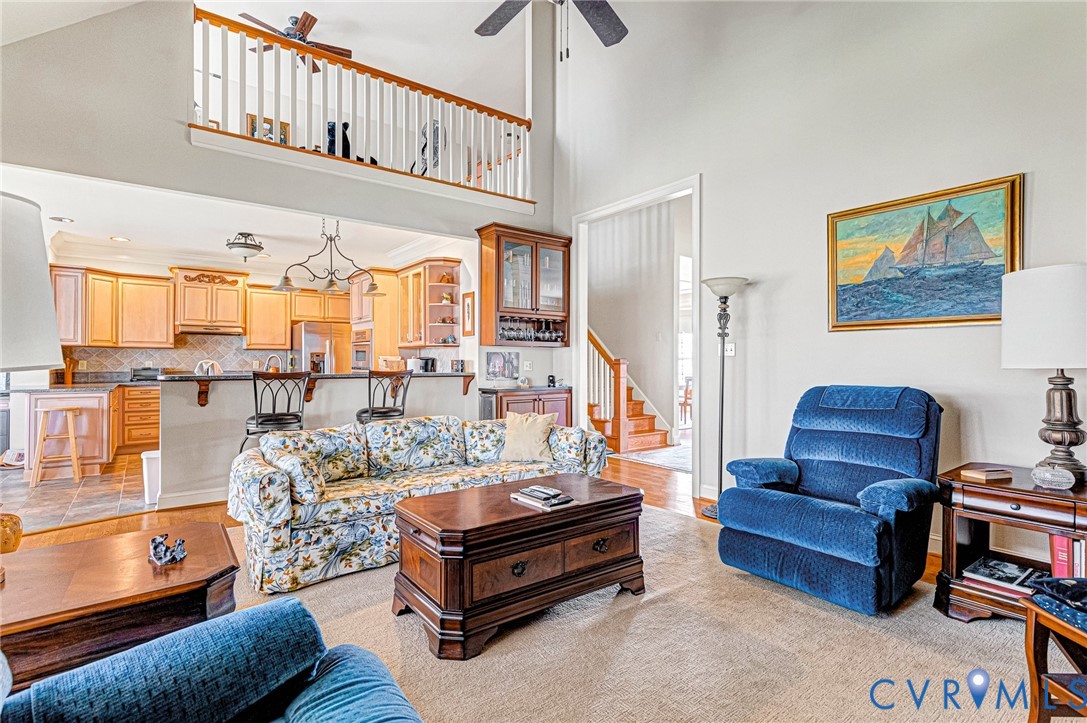 14461 Riverside Drive Ashland, VA 23005 - Photo 10 of 63 Family Room opens to Kitchen and 2nd floor Loft