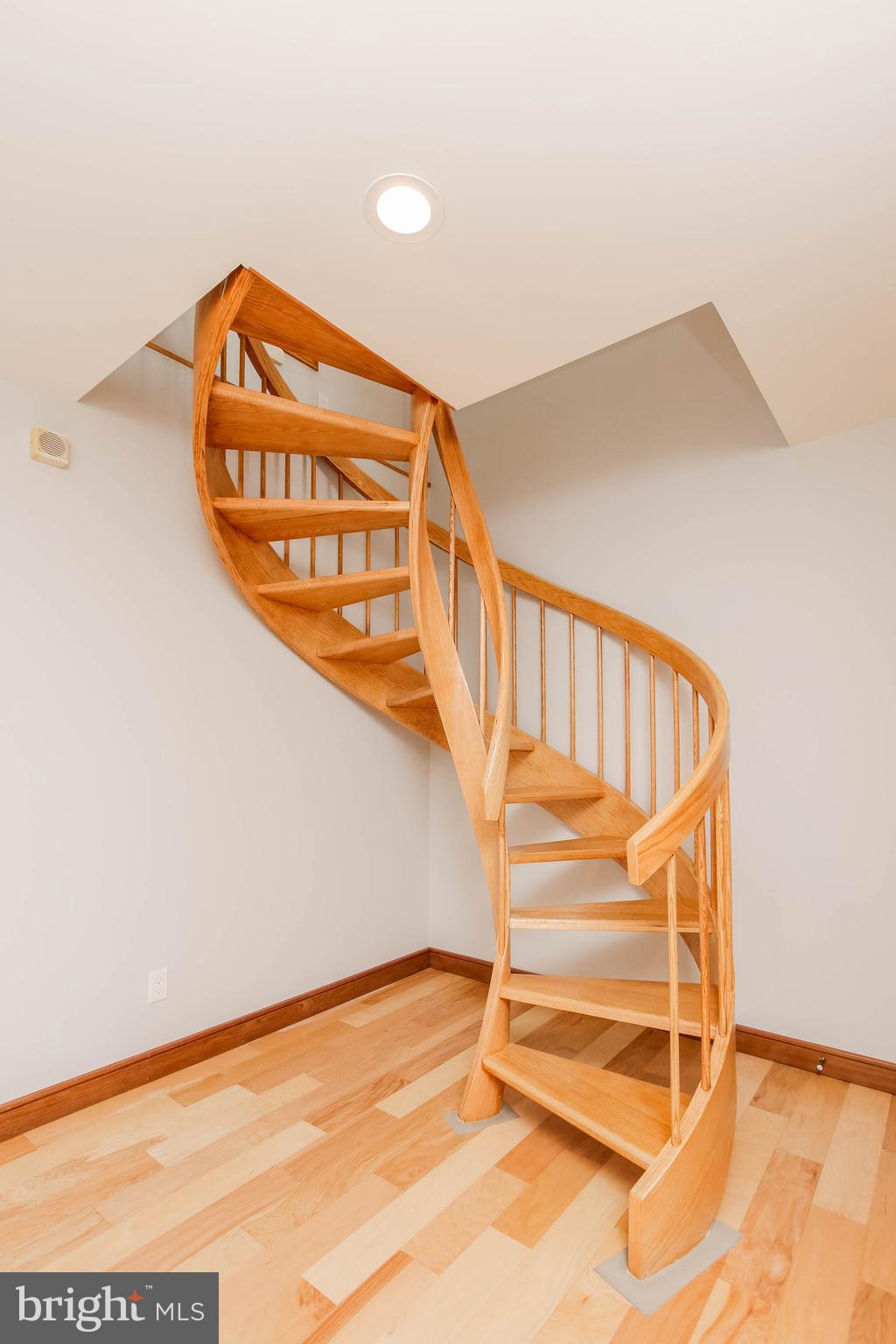 2943 Ward Kline Road Myersville, MD 21773 - Photo 34 of 69 Lower level view of spiral staircase