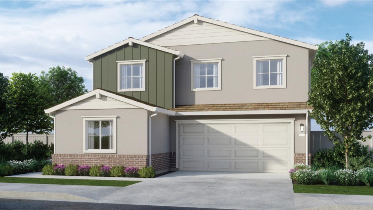 2220 Blossom Rnch Road Patterson, CA 95363 - Photo 1 of 1 a front view of a house with a yard and garage