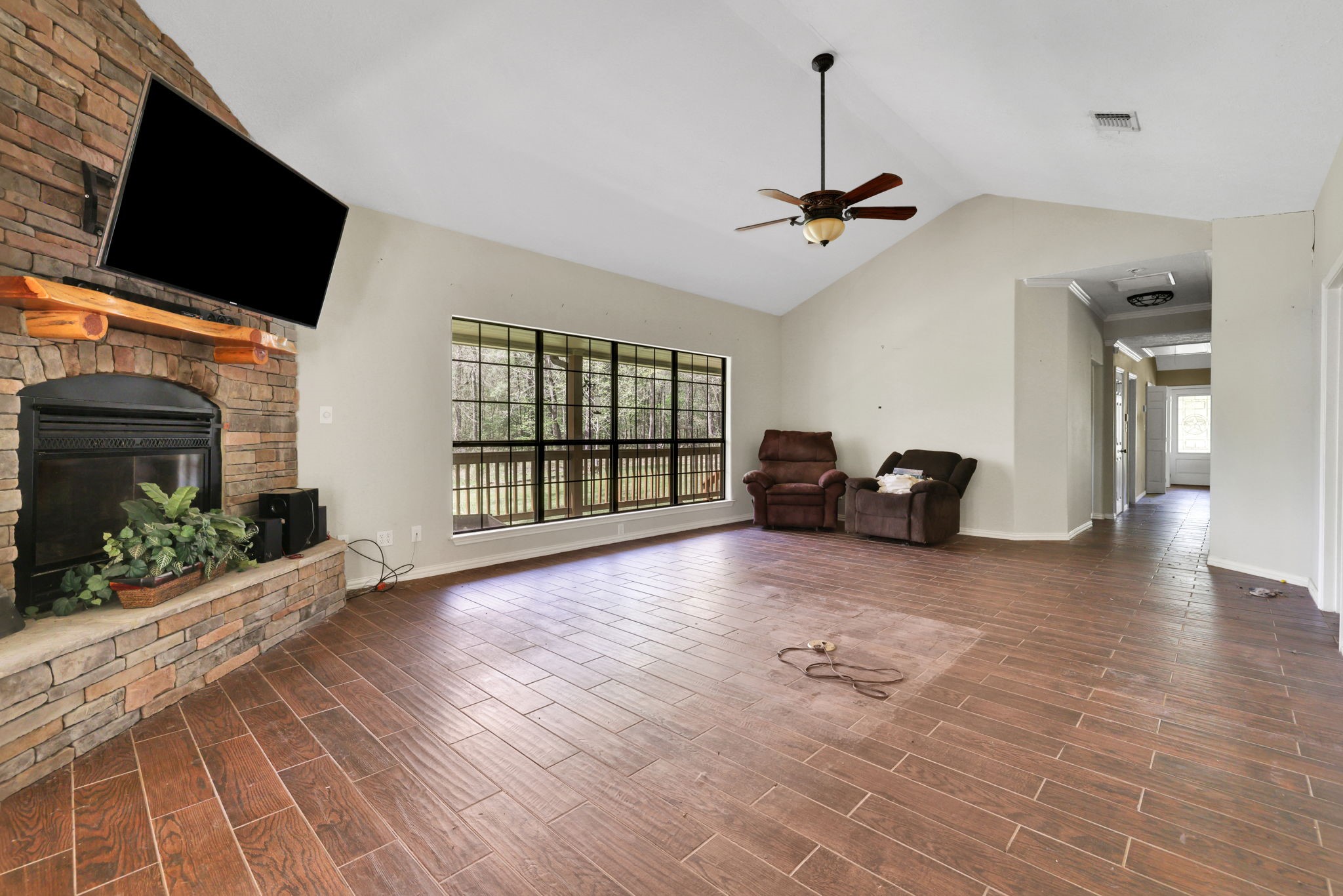 250 Critter Creek Road Coldspring, TX 77331 - Photo 31 of 48 Cabin 1 - living area