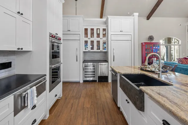 a utility room with closet dryer and washer