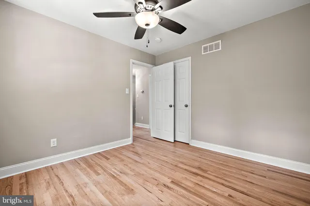wooden floor in an empty room