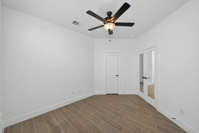 wooden floor in an empty room