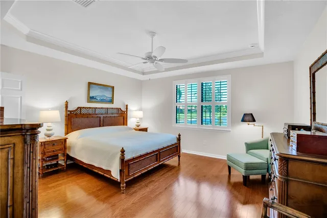 a bed room with a bed and a couch