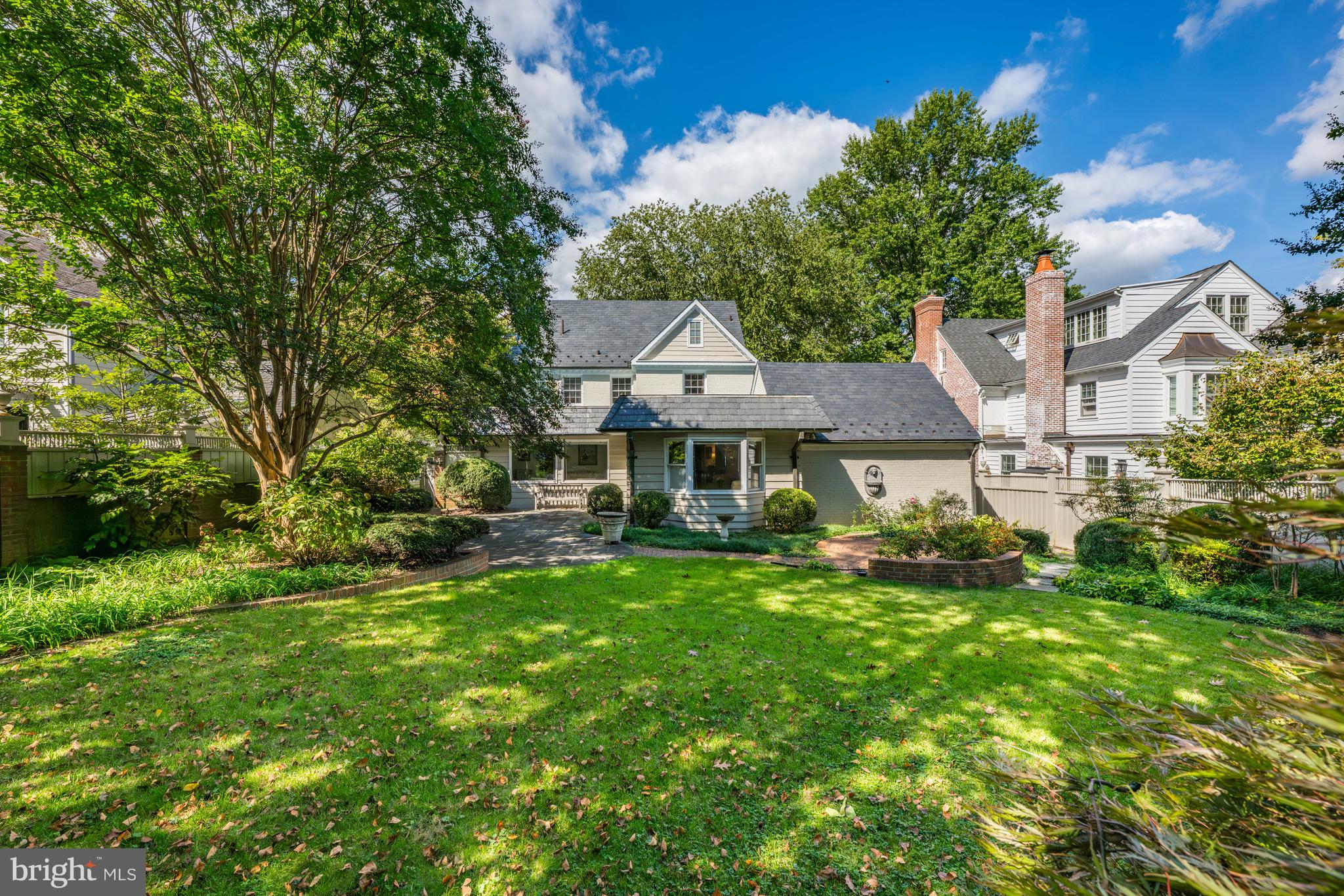 5511 Grove Street Chevy Chase, MD 20815 - Photo 32 of 33 a front view of a house with garden