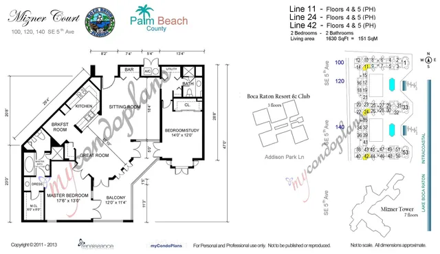 $6,750 | 100 Southeast 5th Avenue, Unit 311, Boca Raton, FL 33432