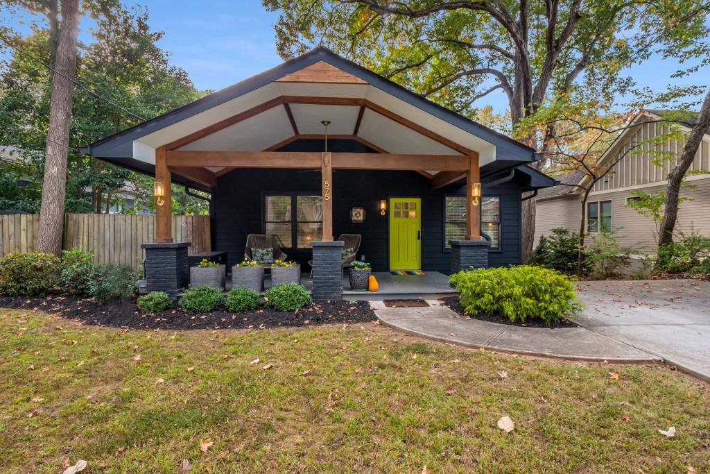 575 Gresham Avenue Southeast Atlanta, GA 30316 - Photo 1 of 1 a front view of a house with garden