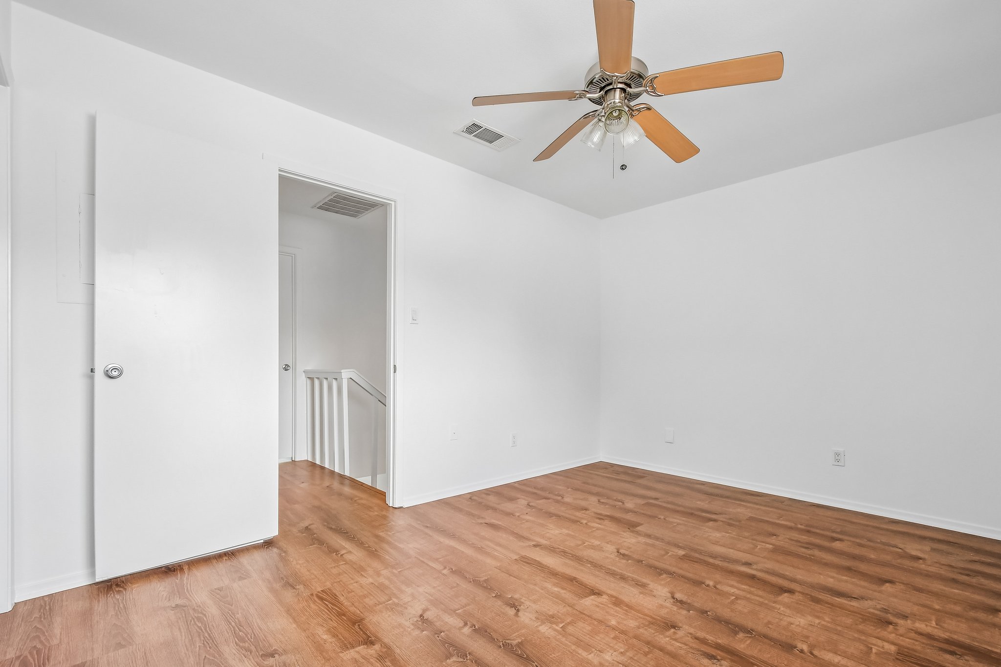 4202 Hudson Bend Road, Unit B Austin, TX 78734 - Photo 19 of 26 a view of empty room with wooden floor