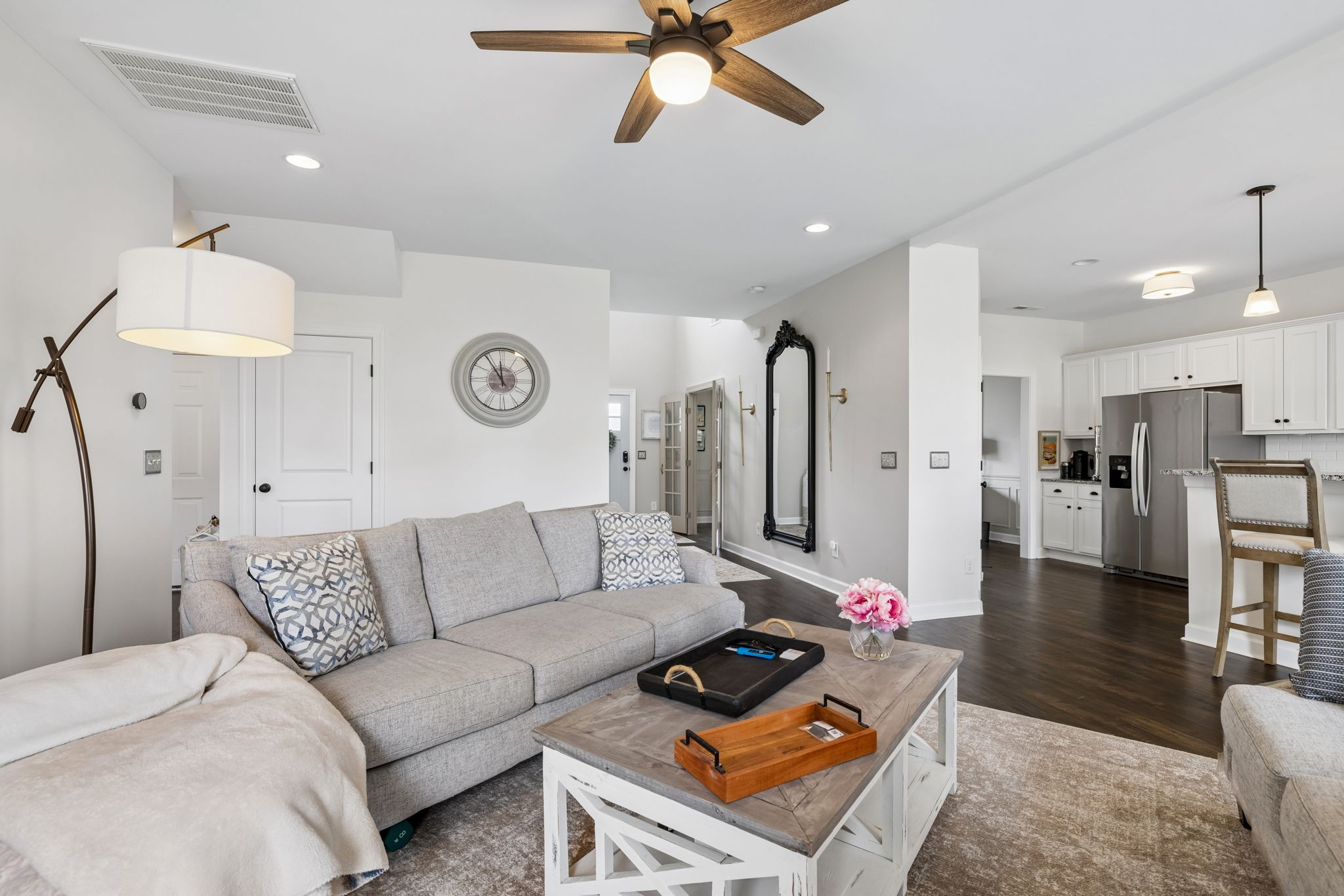 1002 Garrison Way Spring Hill, TN 37174 - Photo 20 of 63 a living room with furniture and kitchen view