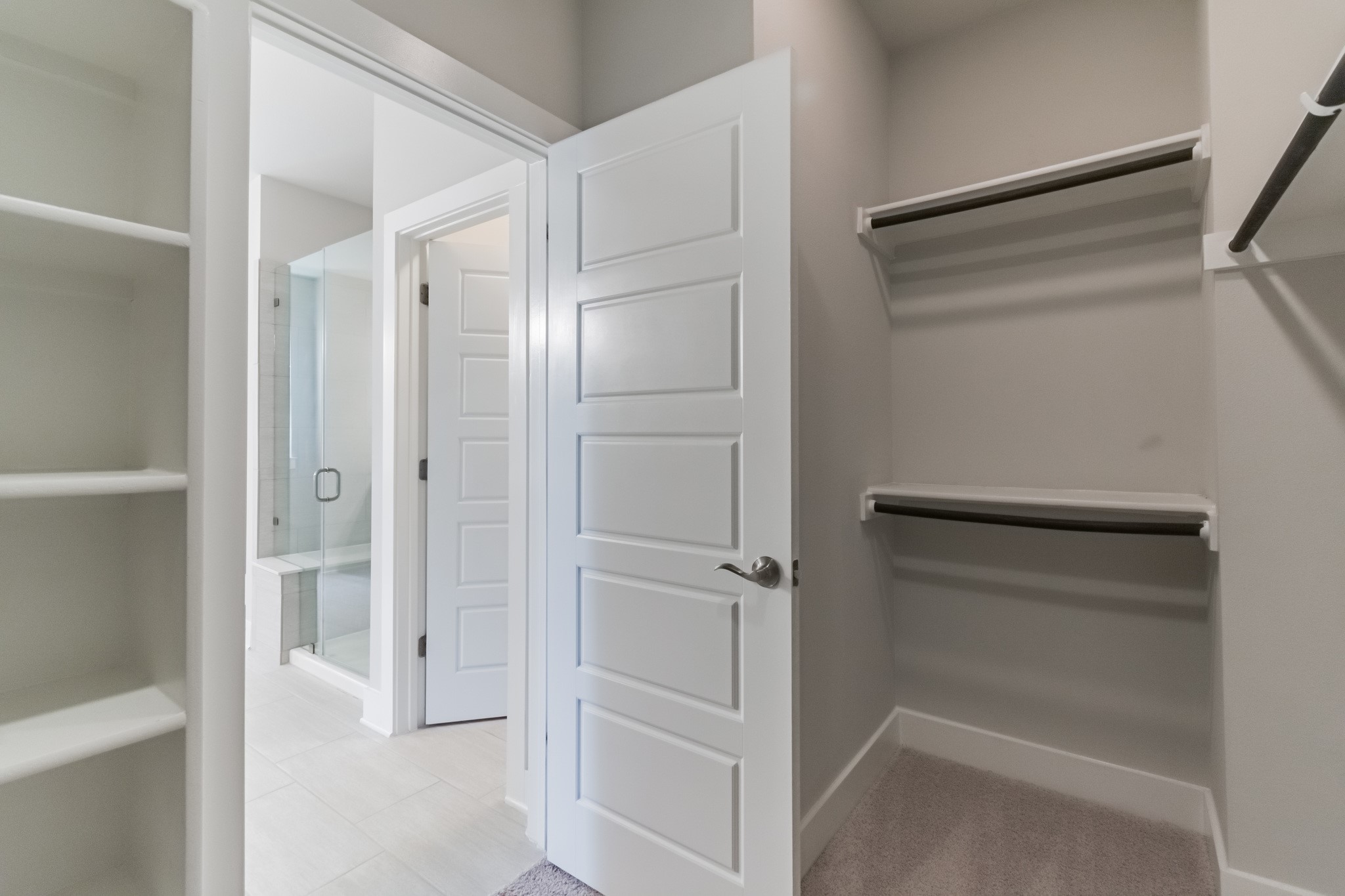 13800 Lyndhurst Street, Unit 221 Austin, TX 78717 - Photo 27 of 40 a view of walk in closet with empty racks