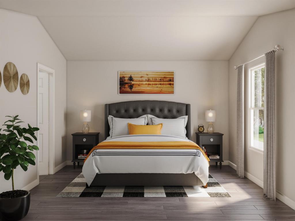 533 Don Lane Itasca, TX 76055 - Photo 5 of 5 a bedroom with a bed and wooden floor