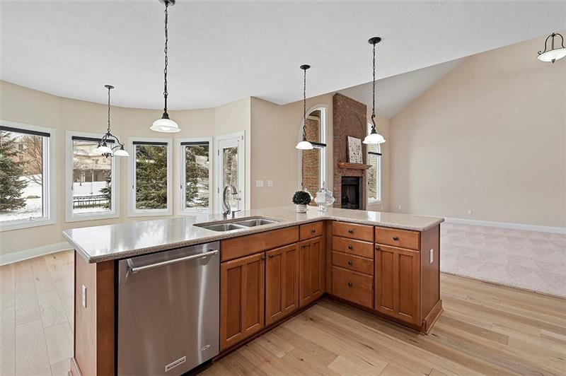 110 Rabold Drive Wexford, PA 15090 - Photo 4 of 25 This view shows how the kitchen is open to both the family room and the large breakfast area.