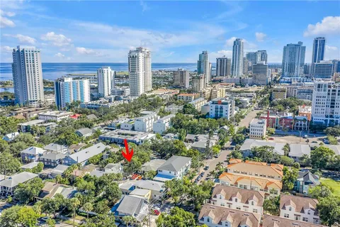 a city view with lot of high rise buildings