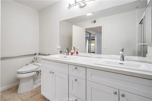 a view of balcony and ocean view