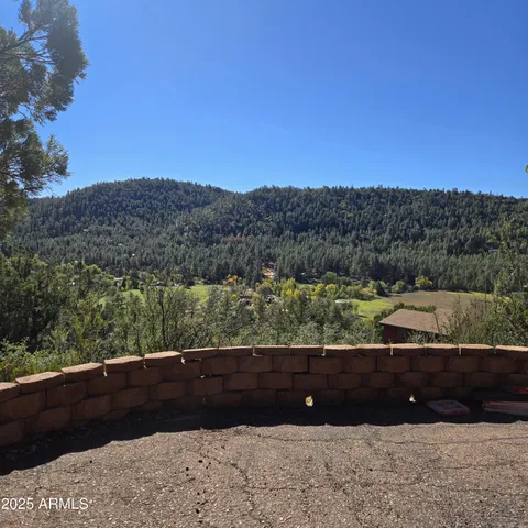 a view of city from balcony