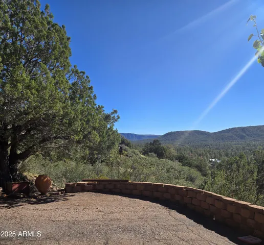 a view of outdoor space and city view