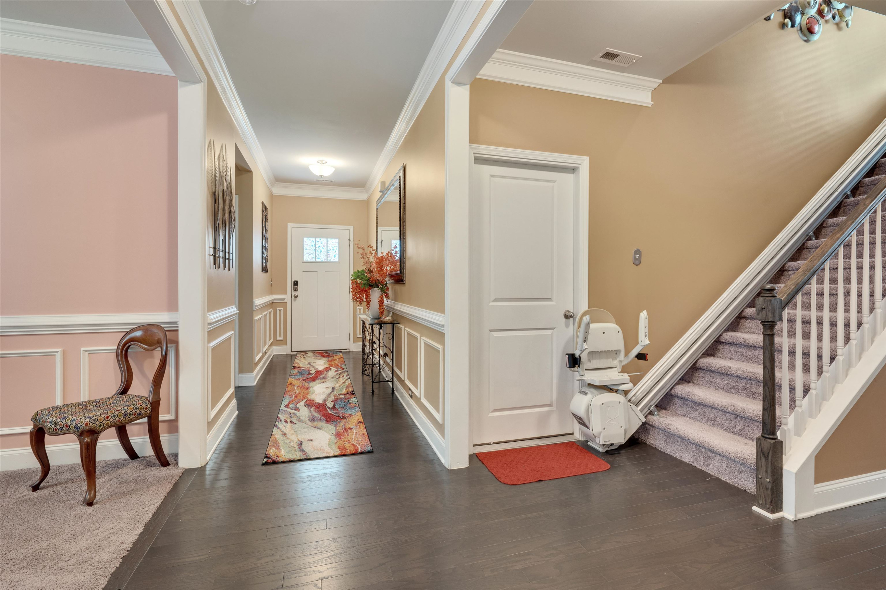 5317 Maplemoor Way Raleigh, NC 27616 - Photo 2 of 25 a view of entryway with livingroom and furniture