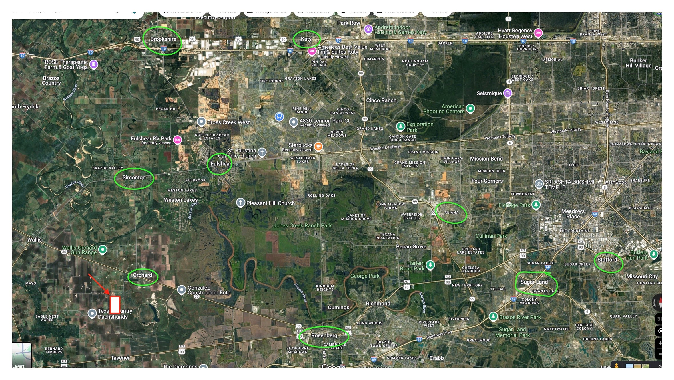 2805 Fm 1952 Orchard East Bernard, TX 77435 - Photo 7 of 7 a view of city from balcony