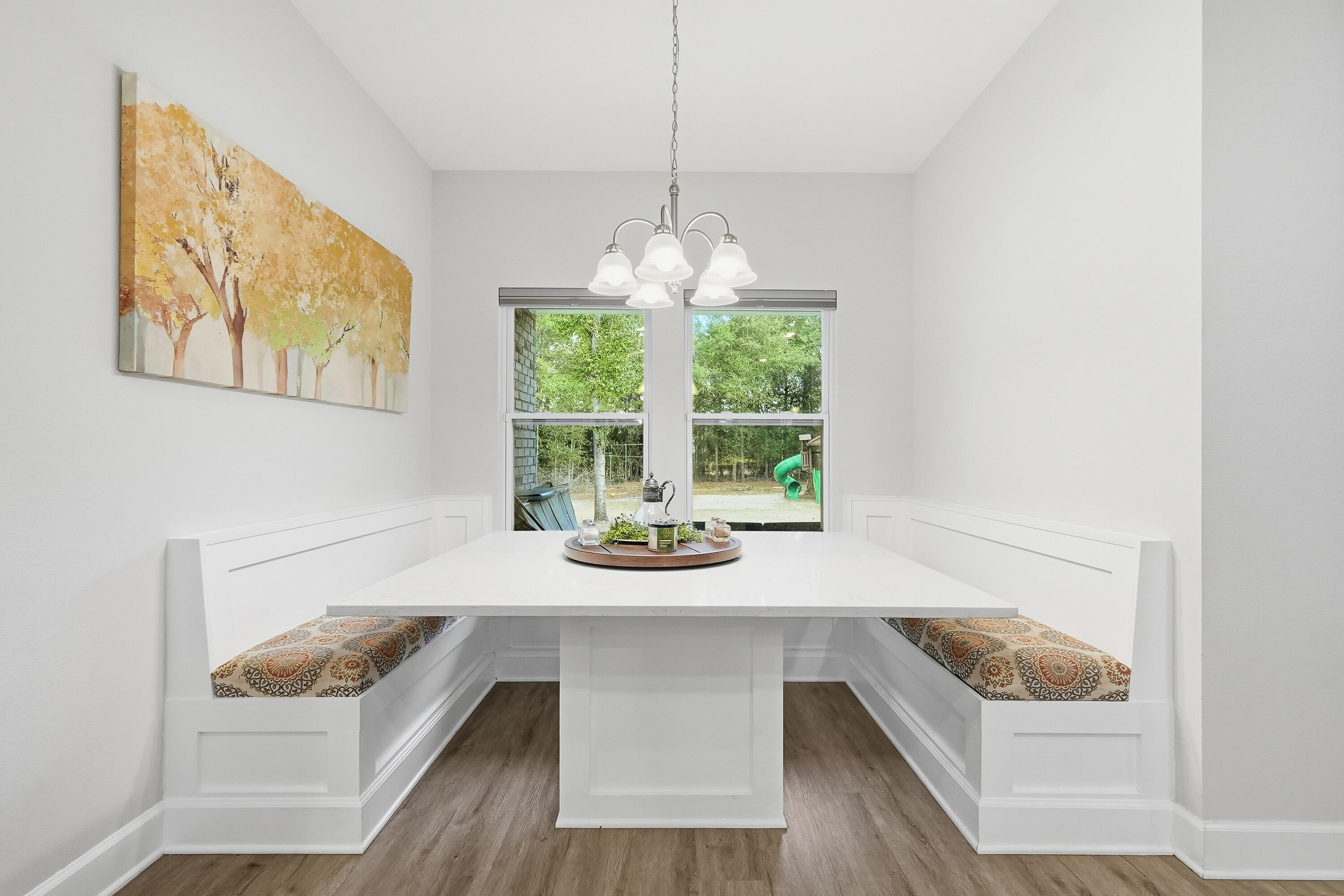 5833 La Porte Road Crestview, FL 32539 - Photo 22 of 44 a hallway with a sink and cabinets