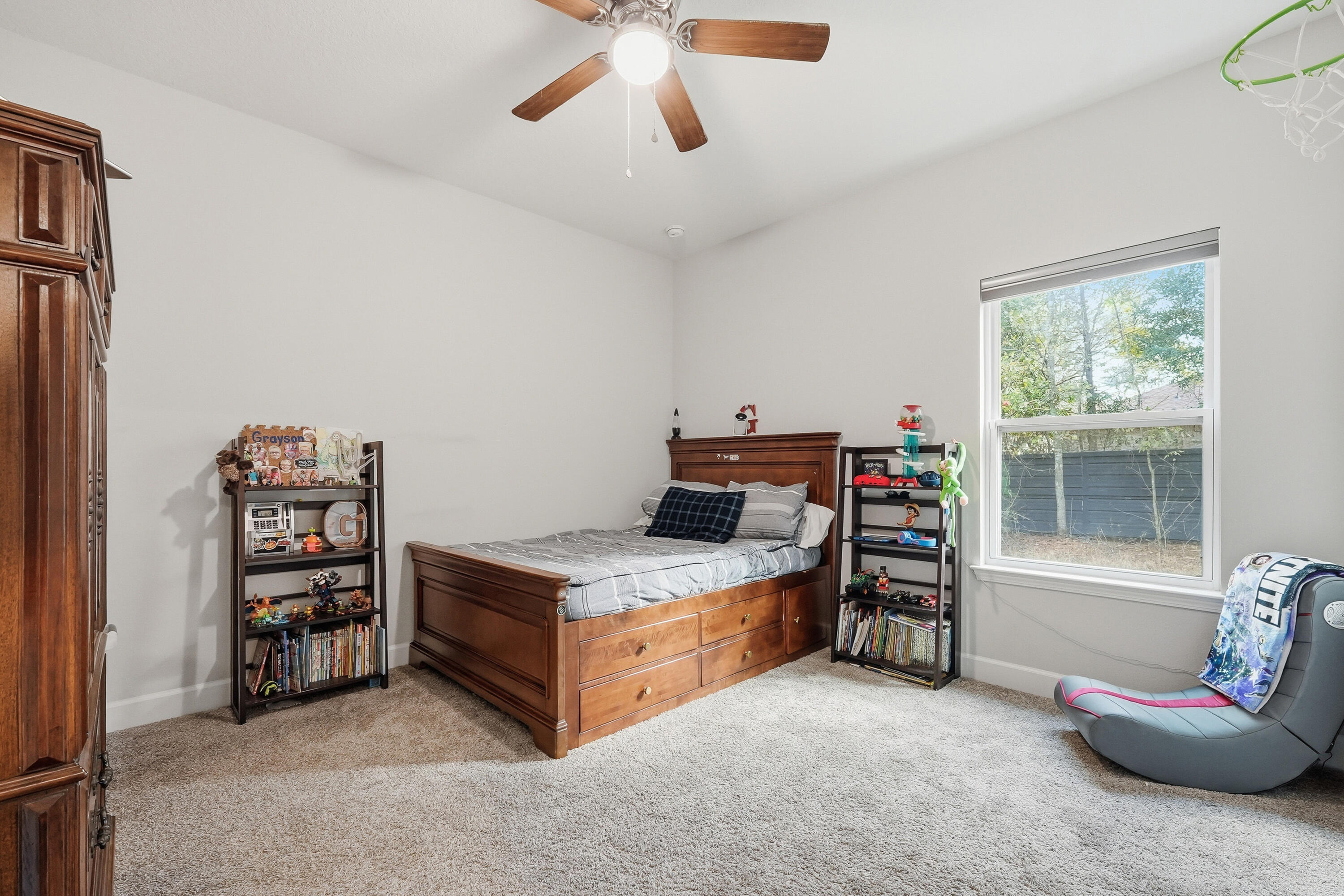 5833 La Porte Road Crestview, FL 32539 - Photo 38 of 44 a bedroom with furniture and a window