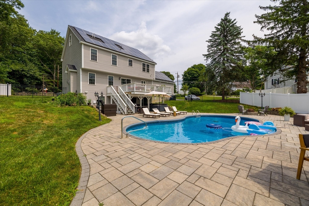7 Beaman Lane Marlborough, MA 01752 - Photo 37 of 42 a view of a house with swimming pool and yard