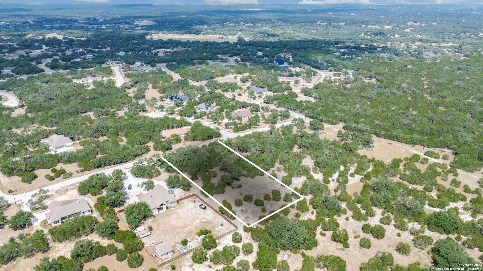 532 Restless Wind Spring Branch, TX 78070 - Photo 2 of 16 an aerial view of residential houses with outdoor space