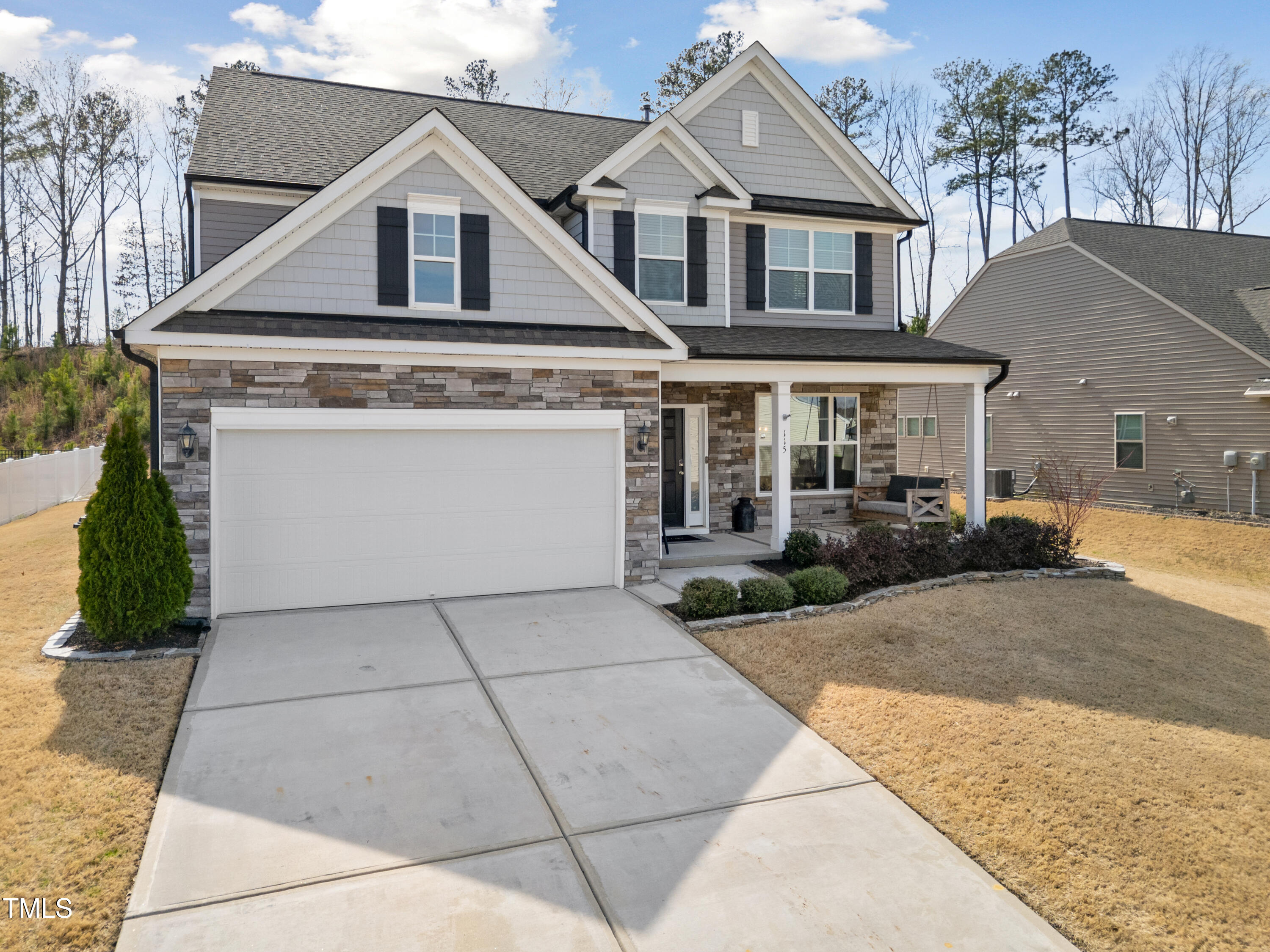 115 Cliffview Drive Garner, NC 27529 - Photo 44 of 52 a front view of a house with a yard