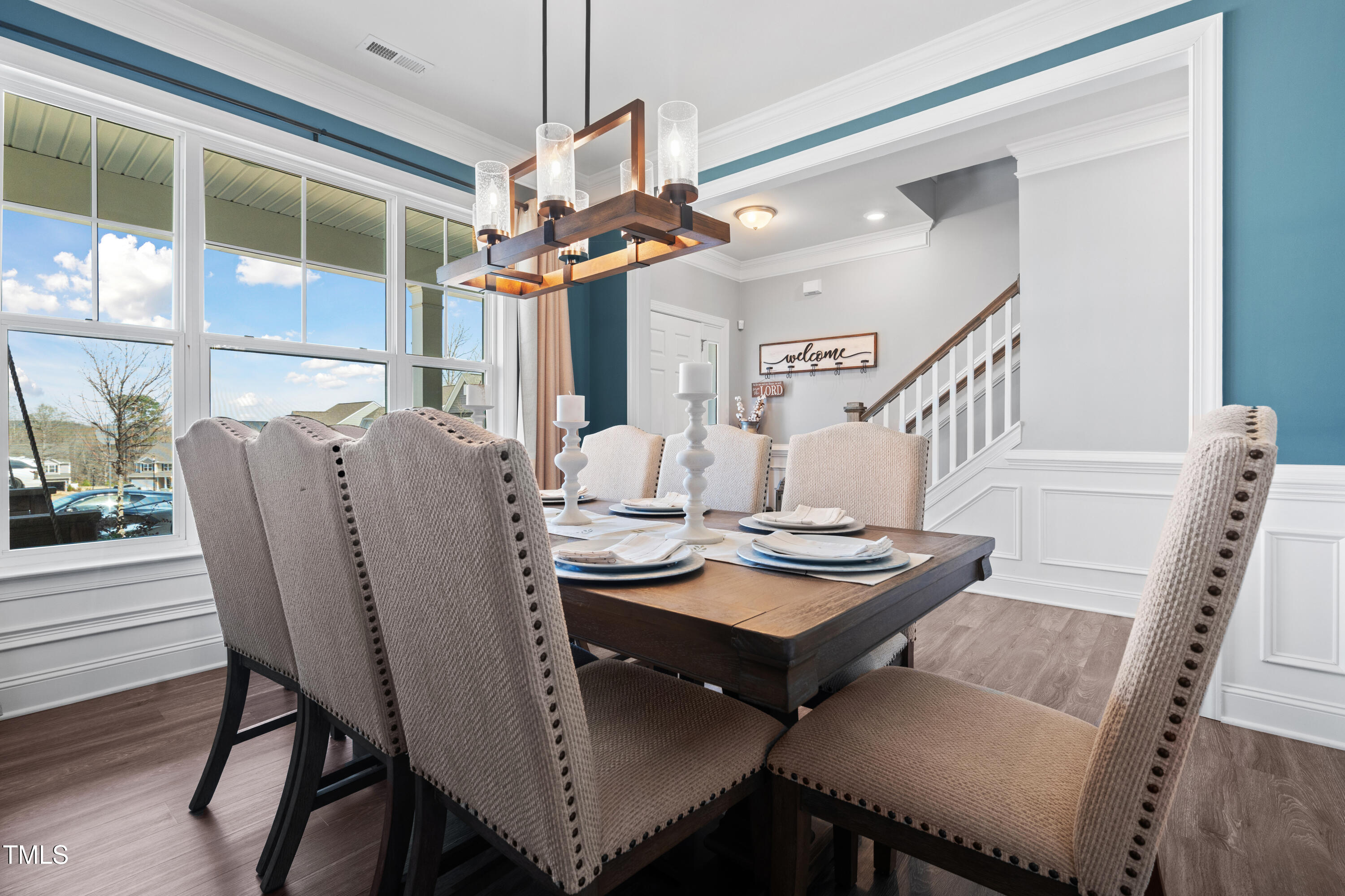 115 Cliffview Drive Garner, NC 27529 - Photo 9 of 52 a view of a dining room with furniture window and outside view