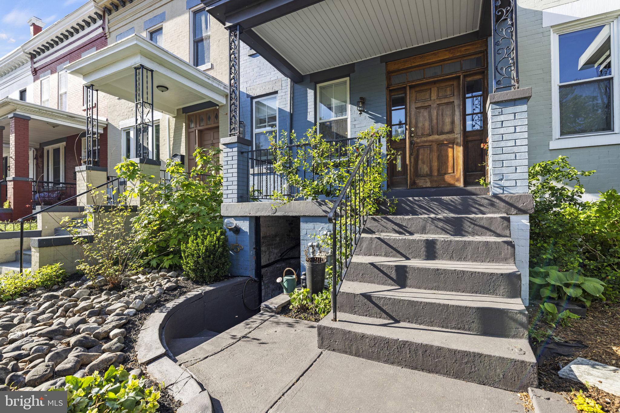 115 R Street Northwest Washington, DC 20001 - Photo 47 of 48 a view of the house with potted plants