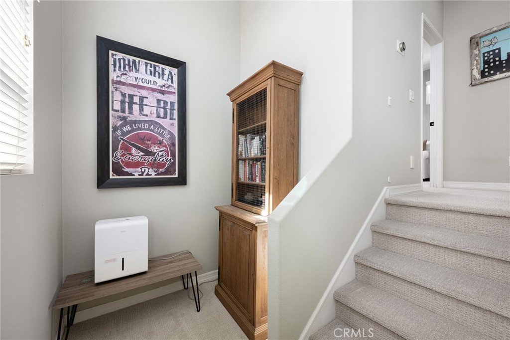 41 Ethereal Ladera Ranch, CA 92694 - Photo 16 of 35 a view of staircase with white walls and a window