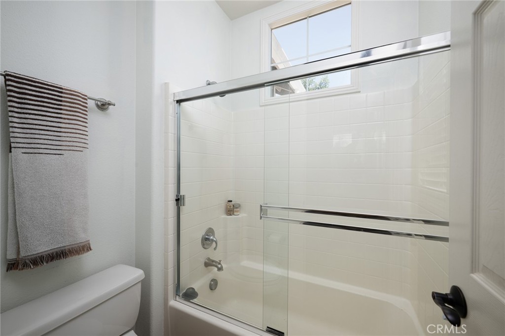 41 Ethereal Ladera Ranch, CA 92694 - Photo 20 of 35 a bathroom with a shower and a toilet