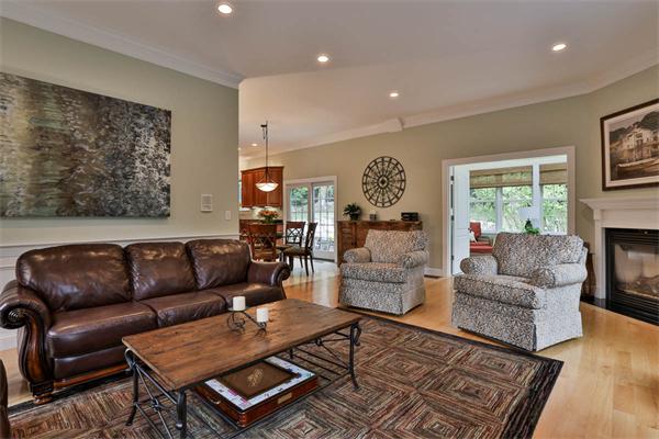 5 Snowcrest Run North Reading, MA 01864 - Photo 12 of 30 a living room with furniture and a fireplace