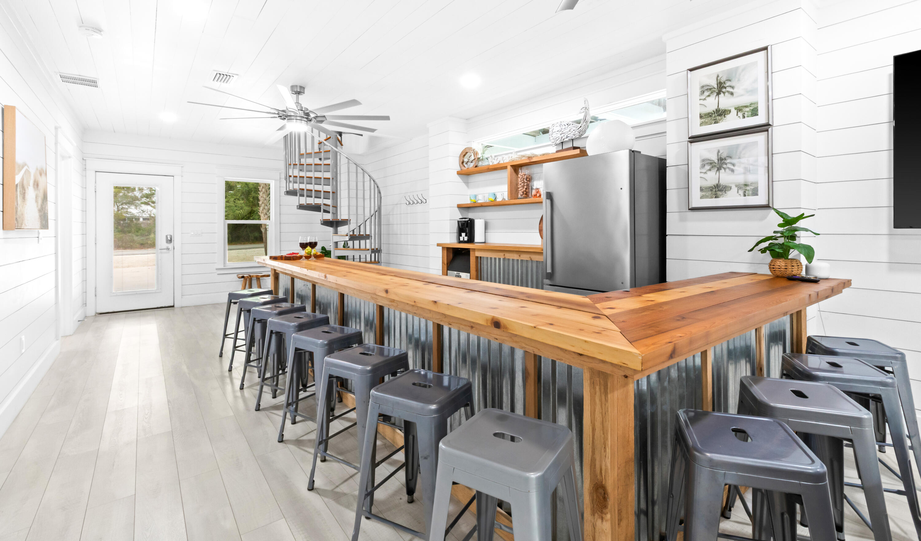 50 Maple Street Santa Rosa Beach, FL 32459 - Photo 30 of 60 a dining table with chairs and wooden floor