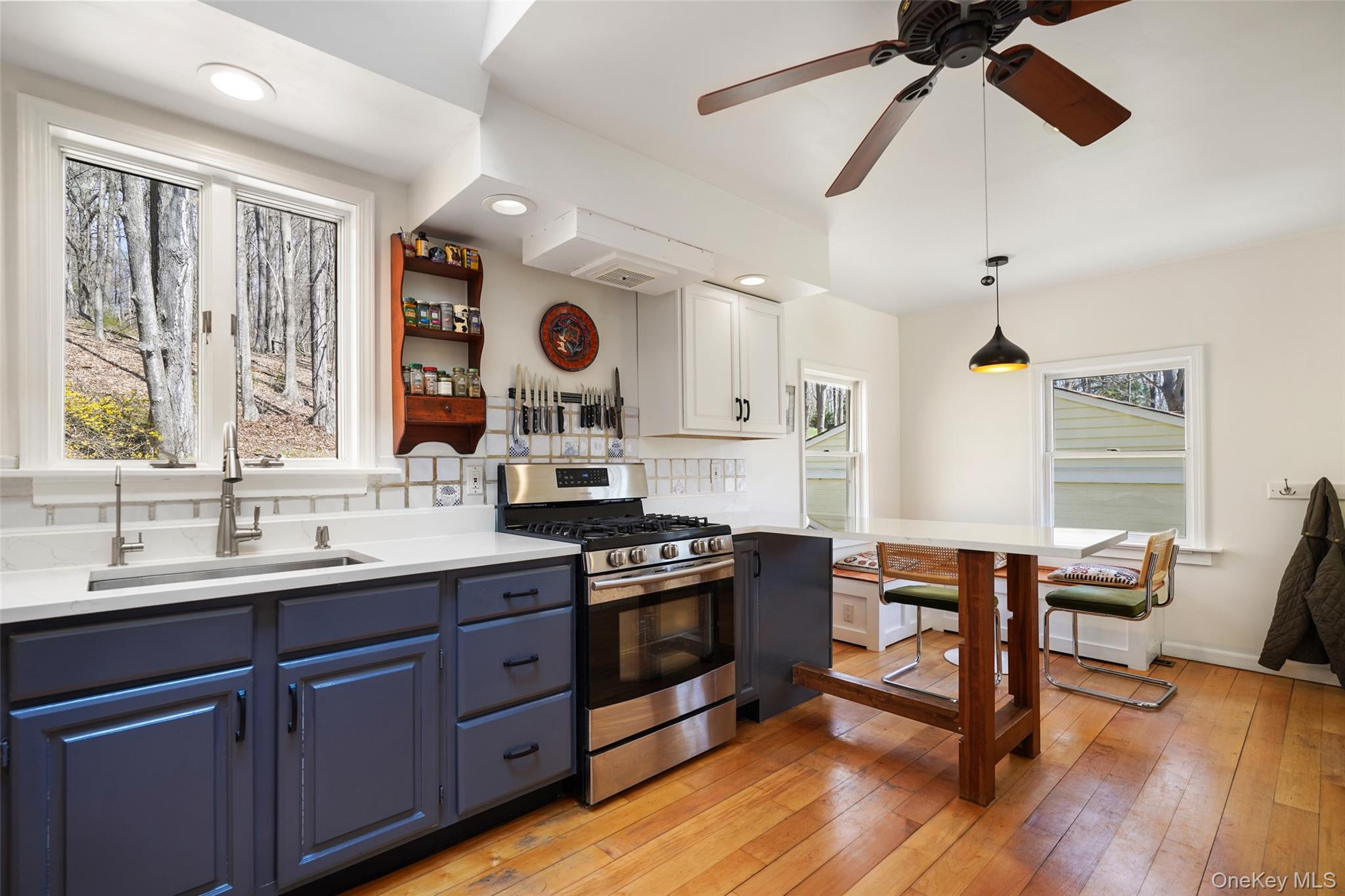 101 Hustis Road Cold Spring, NY 10516 - Photo 12 of 40 Sun-lit kitchen with skylight