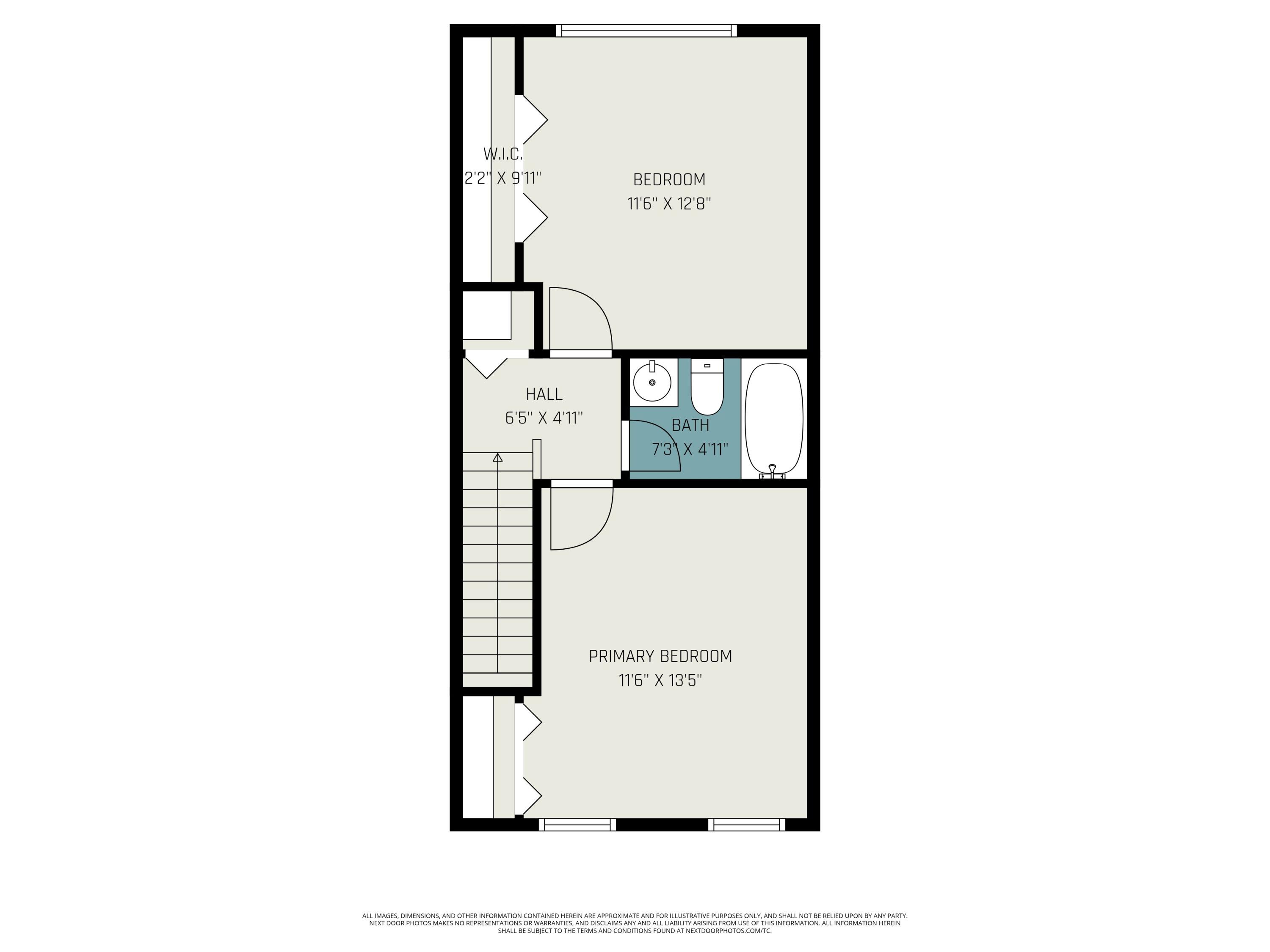 3407 Kenbrooke Court Kalamazoo, MI 49006 - Photo 20 of 20 Upstairs Floorplan