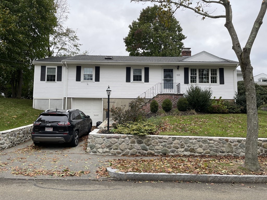 223 Governors Road Quincy, MA 02169 - Photo 2 of 40 a house view with a garden space