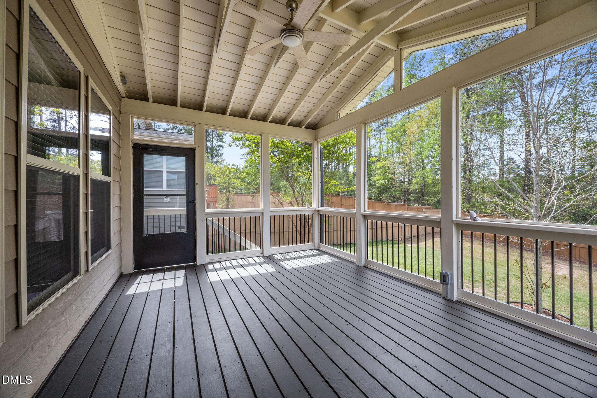 2048 Crampton Grove Way Cary, NC 27519 - Photo 13 of 50 a view of a balcony with wooden floor