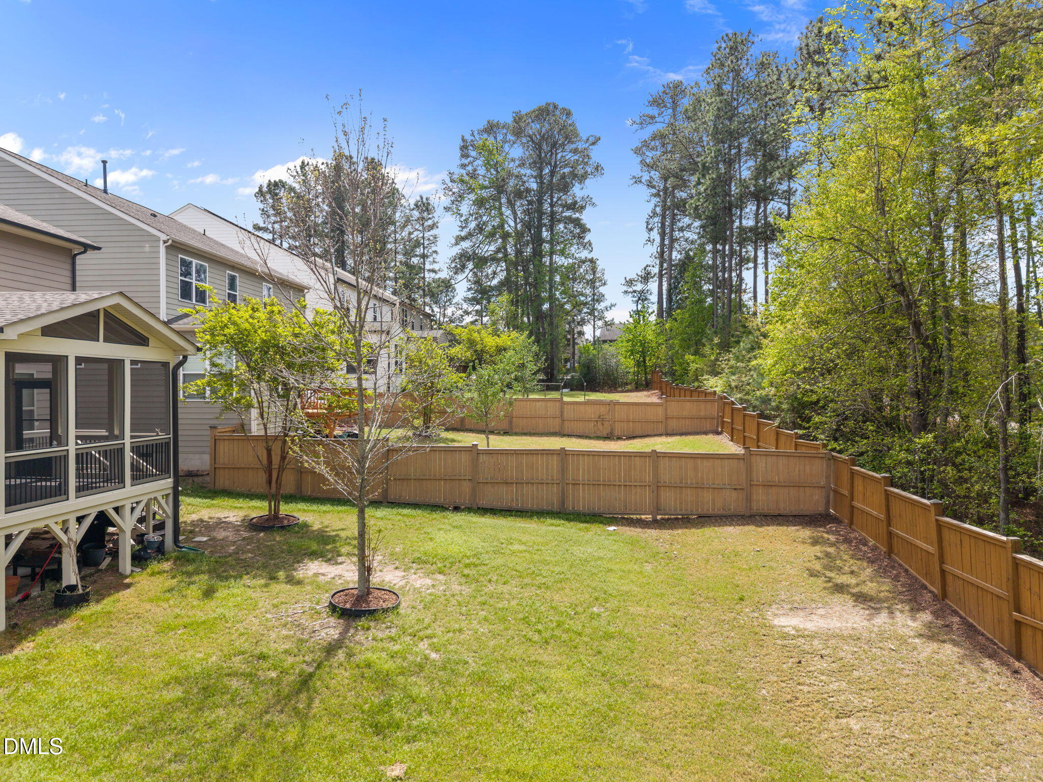 2048 Crampton Grove Way Cary, NC 27519 - Photo 18 of 50 a view of a backyard