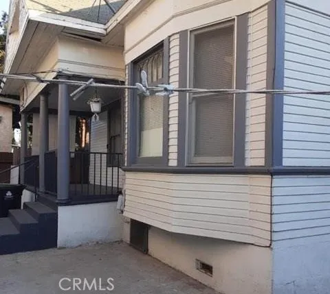a view of a house with a door