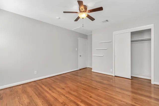 wooden floor in an empty room
