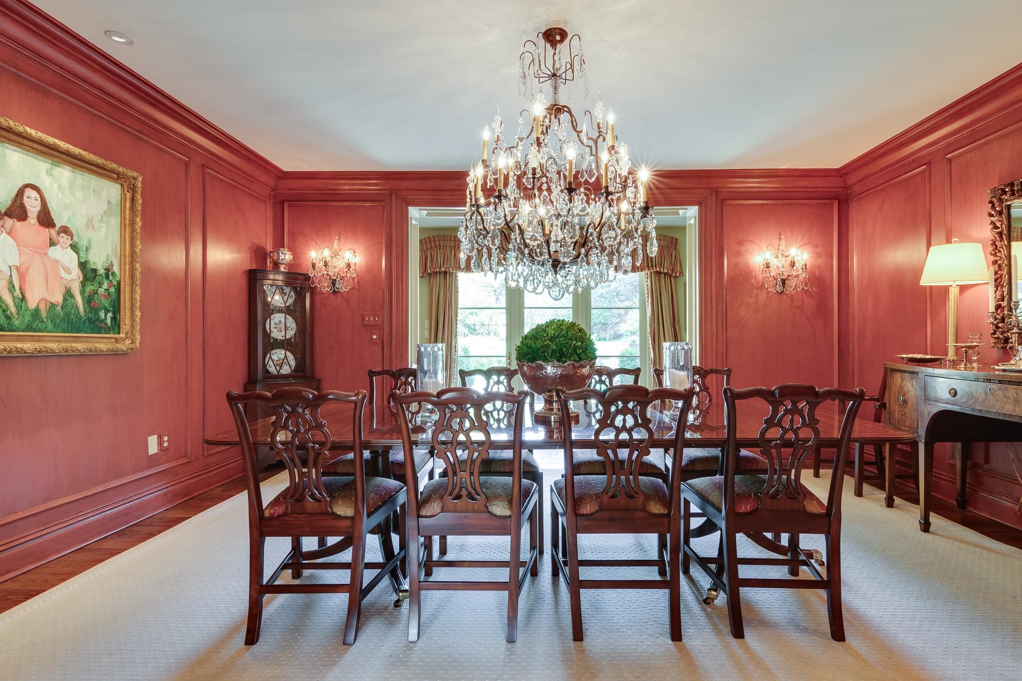 54 South Rose Road Memphis, TN 38117 - Photo 12 of 40 a view of a dining room with furniture and chandelier